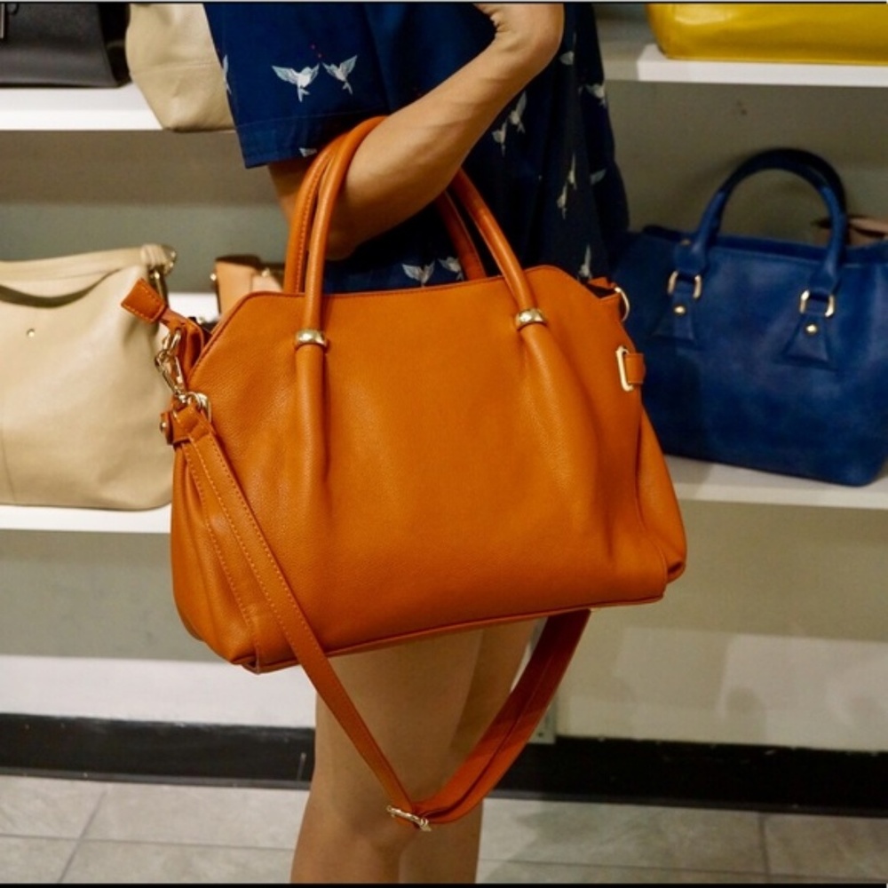 LAST ONE!! Pink Haley Beatrice Tote in Clay - Picture 3 of 6